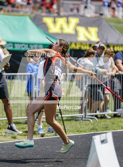 Thumbnail 3 in Class 1 Javelin (MSHSAA State Championship) photogallery.