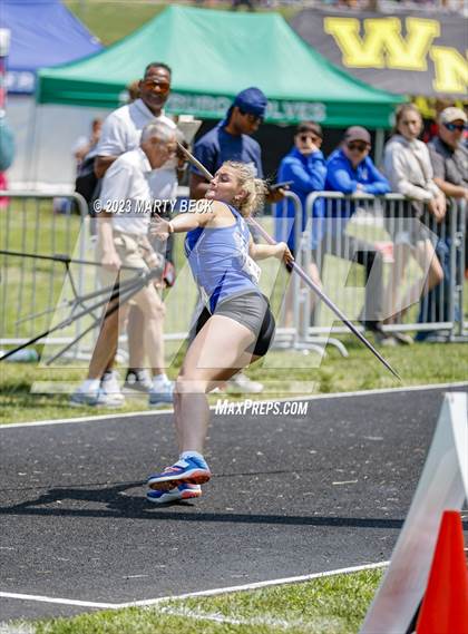 Thumbnail 2 in Class 1 Javelin (MSHSAA State Championship) photogallery.