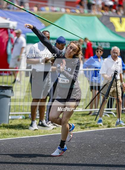 Thumbnail 3 in Class 1 Javelin (MSHSAA State Championship) photogallery.