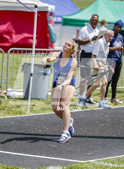 Thumbnail 2 in Class 1 Javelin (MSHSAA State Championship) photogallery.