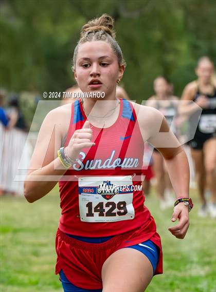 Thumbnail 3 in UIL 2A Girls Cross Country Finals photogallery.