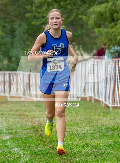 Thumbnail 3 in UIL 2A Girls Cross Country Finals photogallery.