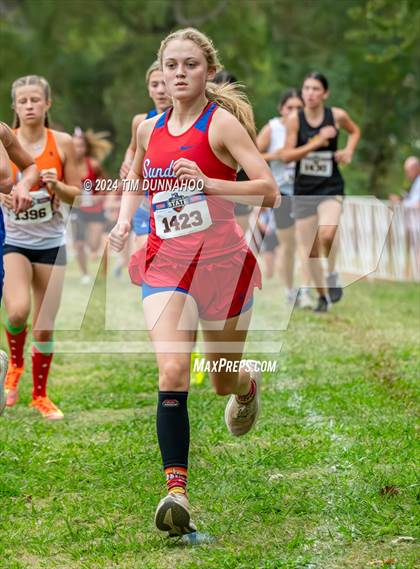 Thumbnail 3 in UIL 2A Girls Cross Country Finals photogallery.