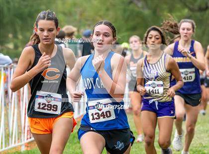 Thumbnail 3 in UIL 2A Girls Cross Country Finals photogallery.
