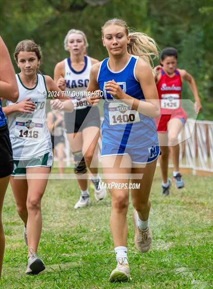 Thumbnail 2 in UIL 2A Girls Cross Country Finals photogallery.