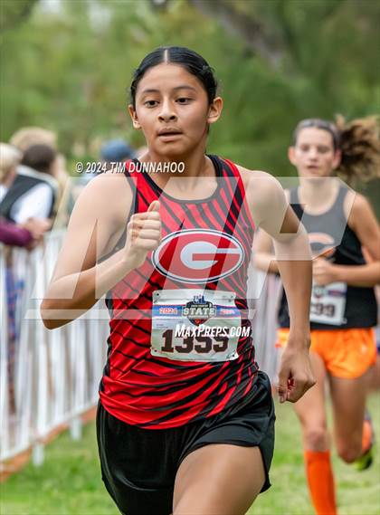 Thumbnail 3 in UIL 2A Girls Cross Country Finals photogallery.