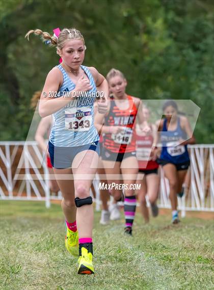Thumbnail 3 in UIL 2A Girls Cross Country Finals photogallery.