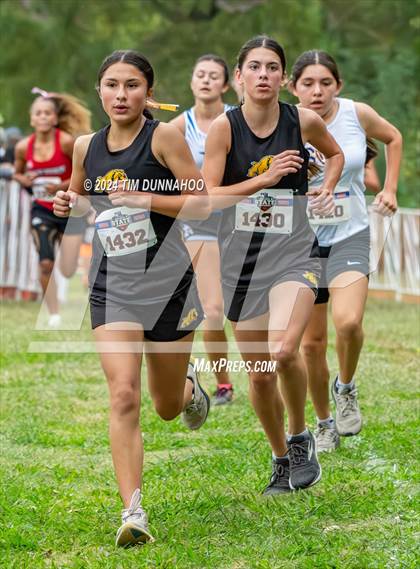 Thumbnail 2 in UIL 2A Girls Cross Country Finals photogallery.