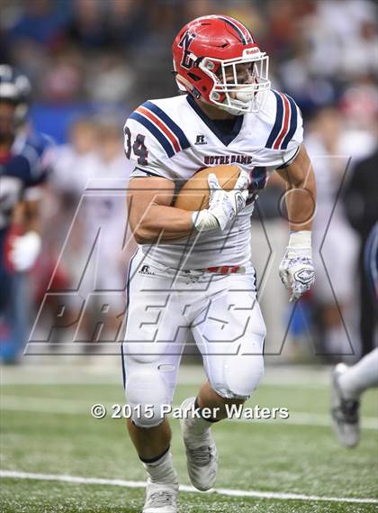 Thumbnail 3 in Notre Dame @ Riverside Academy (LHSAA 2A Final) photogallery.