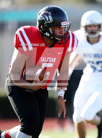Thumbnail 2 in Bishop Union vs. Salesian College Preparatory (CIF State D6-A Final) photogallery.