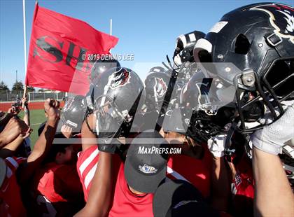 Thumbnail 2 in Bishop Union vs. Salesian College Preparatory (CIF State D6-A Final) photogallery.