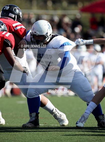 Thumbnail 2 in Bishop Union vs. Salesian College Preparatory (CIF State D6-A Final) photogallery.