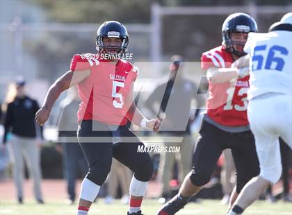 Thumbnail 2 in Bishop Union vs. Salesian College Preparatory (CIF State D6-A Final) photogallery.