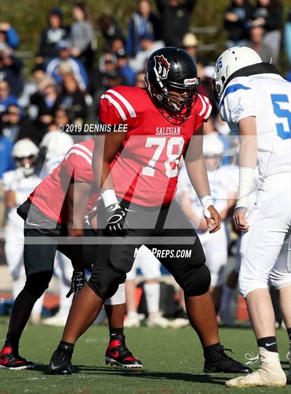 Thumbnail 2 in Bishop Union vs. Salesian College Preparatory (CIF State D6-A Final) photogallery.