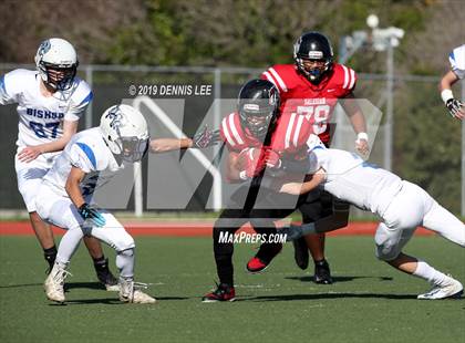 Thumbnail 3 in Bishop Union vs. Salesian College Preparatory (CIF State D6-A Final) photogallery.