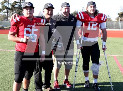 Thumbnail 3 in Bishop Union vs. Salesian College Preparatory (CIF State D6-A Final) photogallery.