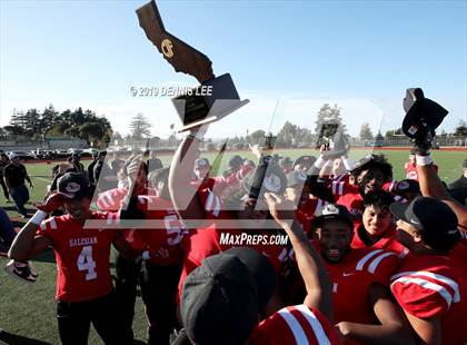 Thumbnail 2 in Bishop Union vs. Salesian College Preparatory (CIF State D6-A Final) photogallery.
