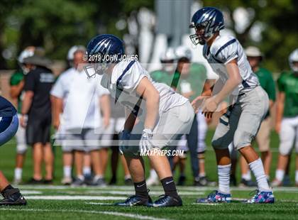 Thumbnail 1 in St. Augustine Prep vs Ramapo (Scrimmage at Rutgers Univ) photogallery.