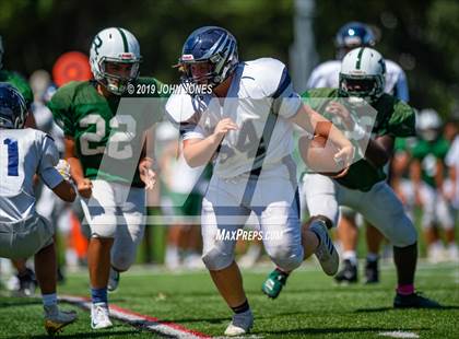 Thumbnail 3 in St. Augustine Prep vs Ramapo (Scrimmage at Rutgers Univ) photogallery.