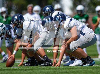 Thumbnail 1 in St. Augustine Prep vs Ramapo (Scrimmage at Rutgers Univ) photogallery.