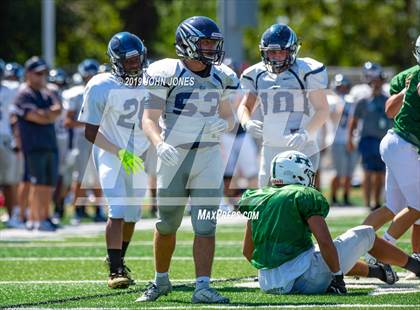 Thumbnail 1 in St. Augustine Prep vs Ramapo (Scrimmage at Rutgers Univ) photogallery.