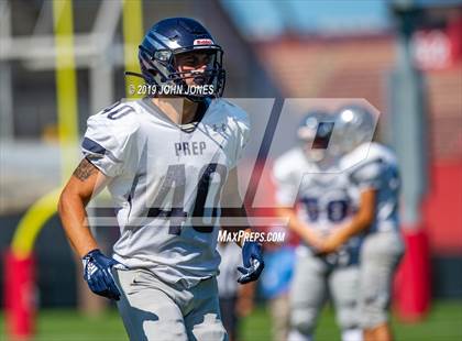 Thumbnail 1 in St. Augustine Prep vs Ramapo (Scrimmage at Rutgers Univ) photogallery.