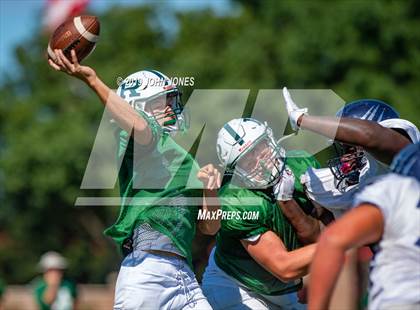 Thumbnail 3 in St. Augustine Prep vs Ramapo (Scrimmage at Rutgers Univ) photogallery.