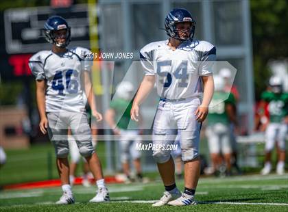 Thumbnail 2 in St. Augustine Prep vs Ramapo (Scrimmage at Rutgers Univ) photogallery.