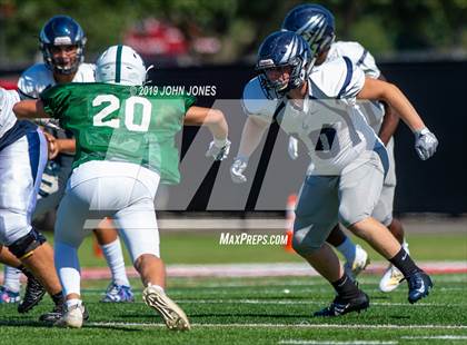 Thumbnail 2 in St. Augustine Prep vs Ramapo (Scrimmage at Rutgers Univ) photogallery.