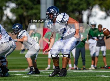 Thumbnail 3 in St. Augustine Prep vs Ramapo (Scrimmage at Rutgers Univ) photogallery.