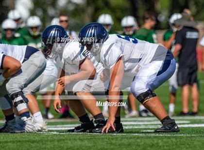 Thumbnail 3 in St. Augustine Prep vs Ramapo (Scrimmage at Rutgers Univ) photogallery.