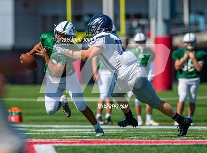 Thumbnail 2 in St. Augustine Prep vs Ramapo (Scrimmage at Rutgers Univ) photogallery.