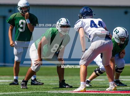 Thumbnail 2 in St. Augustine Prep vs Ramapo (Scrimmage at Rutgers Univ) photogallery.