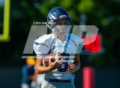 Thumbnail 2 in St. Augustine Prep vs Ramapo (Scrimmage at Rutgers Univ) photogallery.