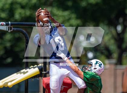 Thumbnail 3 in St. Augustine Prep vs Ramapo (Scrimmage at Rutgers Univ) photogallery.