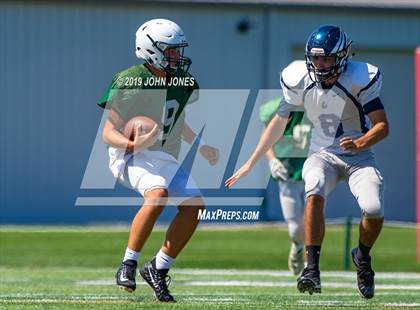 Thumbnail 1 in St. Augustine Prep vs Ramapo (Scrimmage at Rutgers Univ) photogallery.