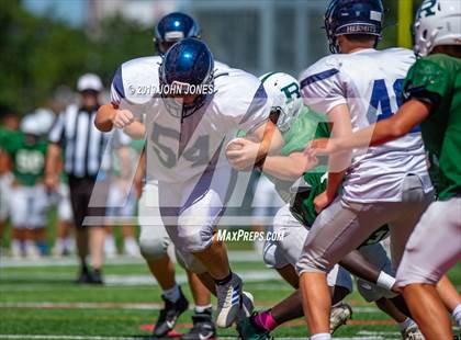 Thumbnail 3 in St. Augustine Prep vs Ramapo (Scrimmage at Rutgers Univ) photogallery.