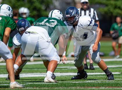Thumbnail 3 in St. Augustine Prep vs Ramapo (Scrimmage at Rutgers Univ) photogallery.