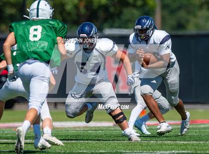 Thumbnail 2 in St. Augustine Prep vs Ramapo (Scrimmage at Rutgers Univ) photogallery.