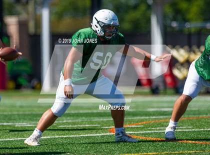 Thumbnail 2 in St. Augustine Prep vs Ramapo (Scrimmage at Rutgers Univ) photogallery.
