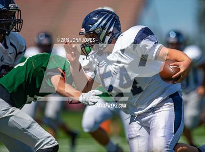Thumbnail 2 in St. Augustine Prep vs Ramapo (Scrimmage at Rutgers Univ) photogallery.