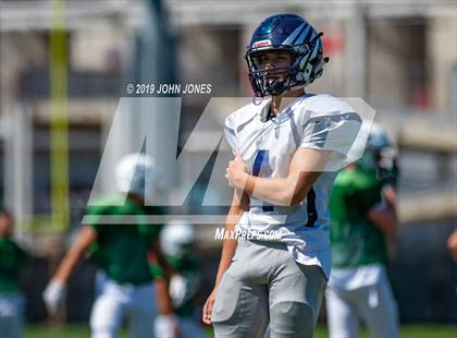 Thumbnail 3 in St. Augustine Prep vs Ramapo (Scrimmage at Rutgers Univ) photogallery.