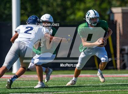 Thumbnail 2 in St. Augustine Prep vs Ramapo (Scrimmage at Rutgers Univ) photogallery.