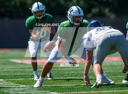 Thumbnail 2 in St. Augustine Prep vs Ramapo (Scrimmage at Rutgers Univ) photogallery.