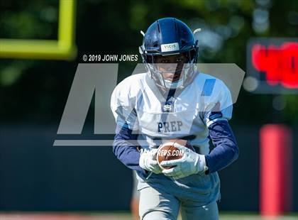 Thumbnail 3 in St. Augustine Prep vs Ramapo (Scrimmage at Rutgers Univ) photogallery.