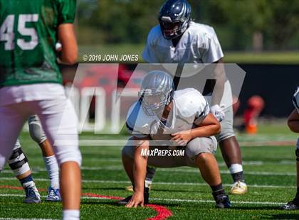 Thumbnail 2 in St. Augustine Prep vs Ramapo (Scrimmage at Rutgers Univ) photogallery.