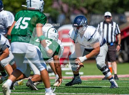 Thumbnail 2 in St. Augustine Prep vs Ramapo (Scrimmage at Rutgers Univ) photogallery.