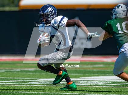Thumbnail 3 in St. Augustine Prep vs Ramapo (Scrimmage at Rutgers Univ) photogallery.