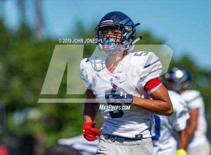 Thumbnail 1 in St. Augustine Prep vs Ramapo (Scrimmage at Rutgers Univ) photogallery.