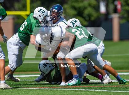 Thumbnail 2 in St. Augustine Prep vs Ramapo (Scrimmage at Rutgers Univ) photogallery.